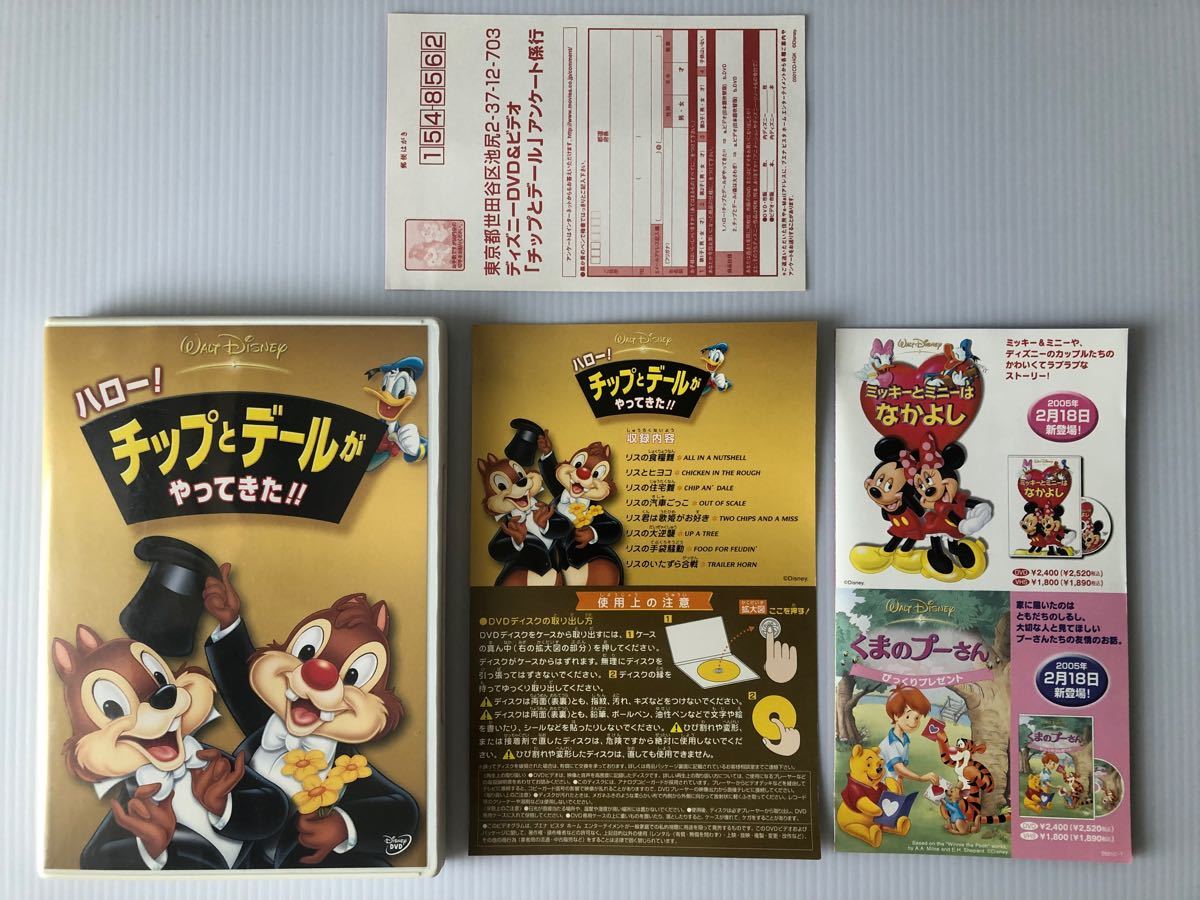 ハロー チップとデールがやってきた ディズニー DVD｜Yahoo!フリマ（旧