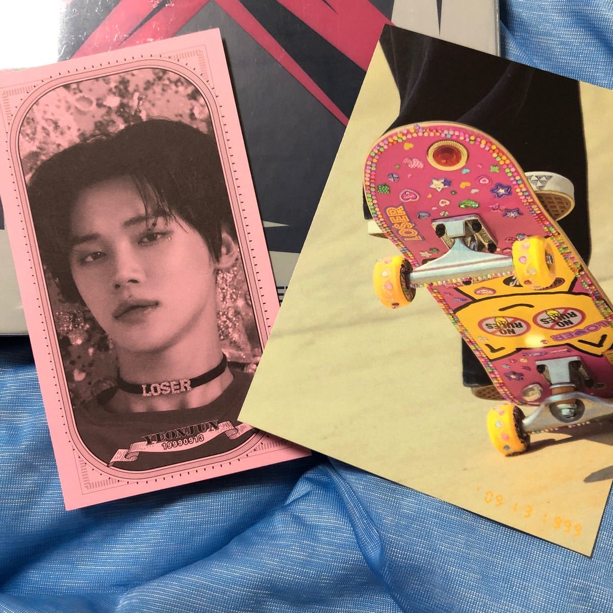 TXT FIGHT OR ESCAPE CD ヨンジュン ポストカード FREEZE トレカ