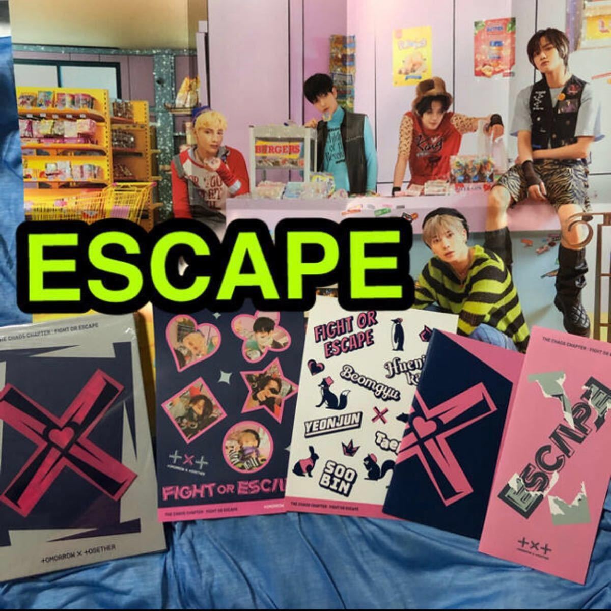 TXT FIGHT OR ESCAPE CD ヨンジュン ポストカード FREEZE トレカ