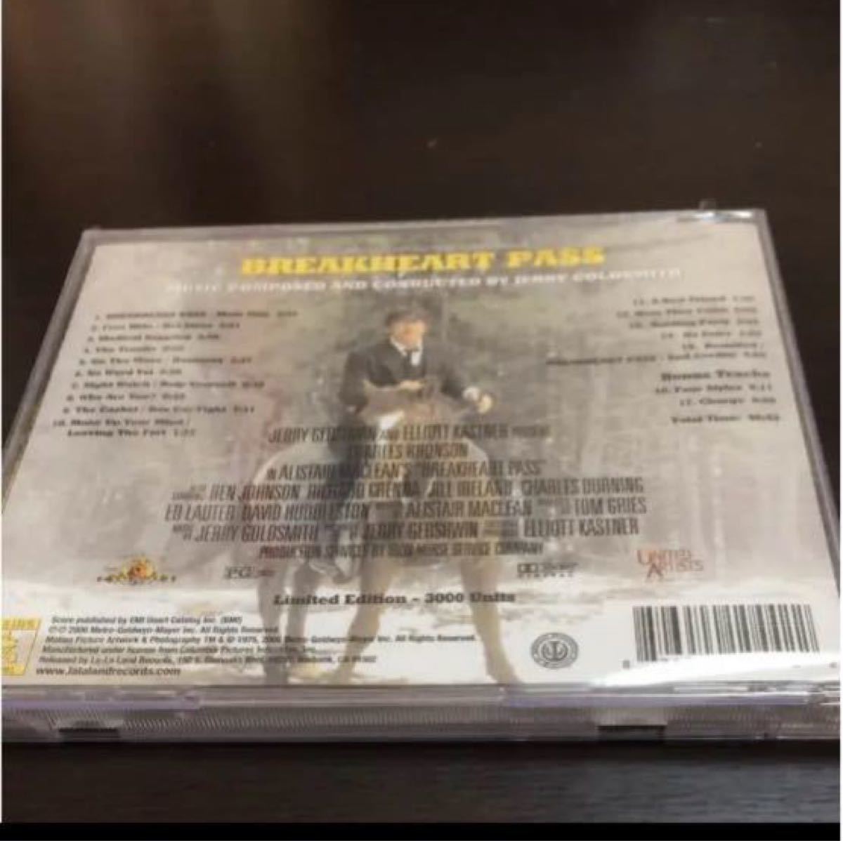 オリジナルサウンドトラックCD 軍用列車 3000枚限定 廃盤 ジェリー