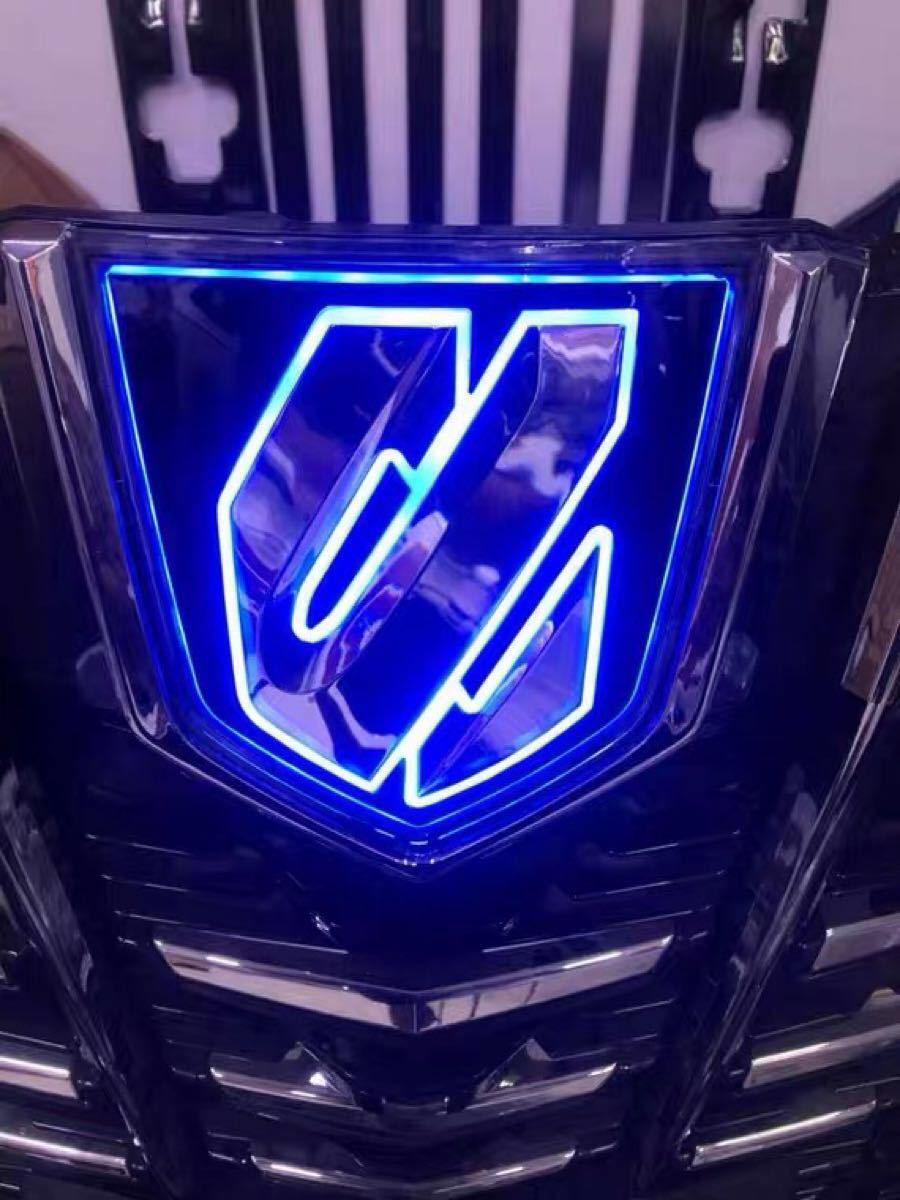 値下げ 希少 激レア 30後期アルファード用 光るエンブレム｜Yahoo