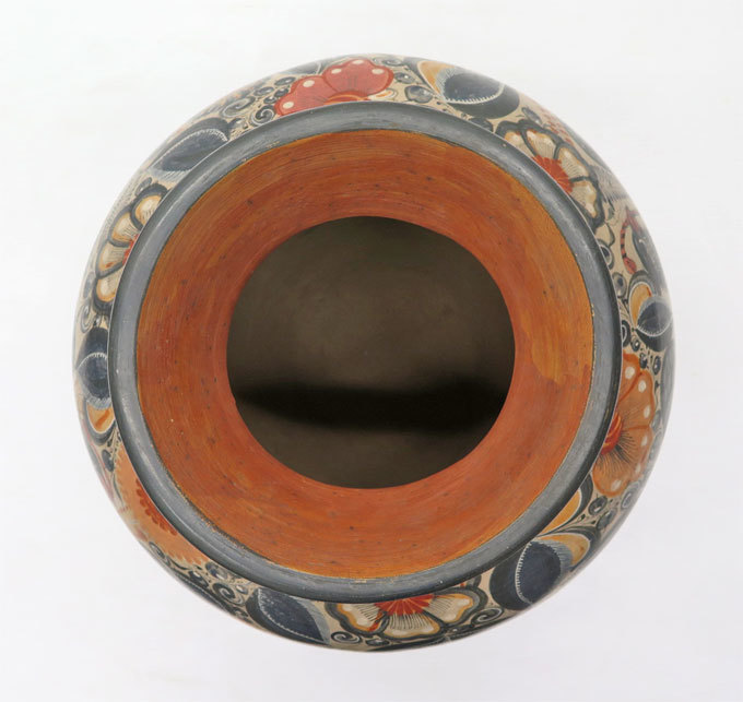 Yahoo!オークション - vintage メキシコの民芸 トナラ焼の大きな壺 /