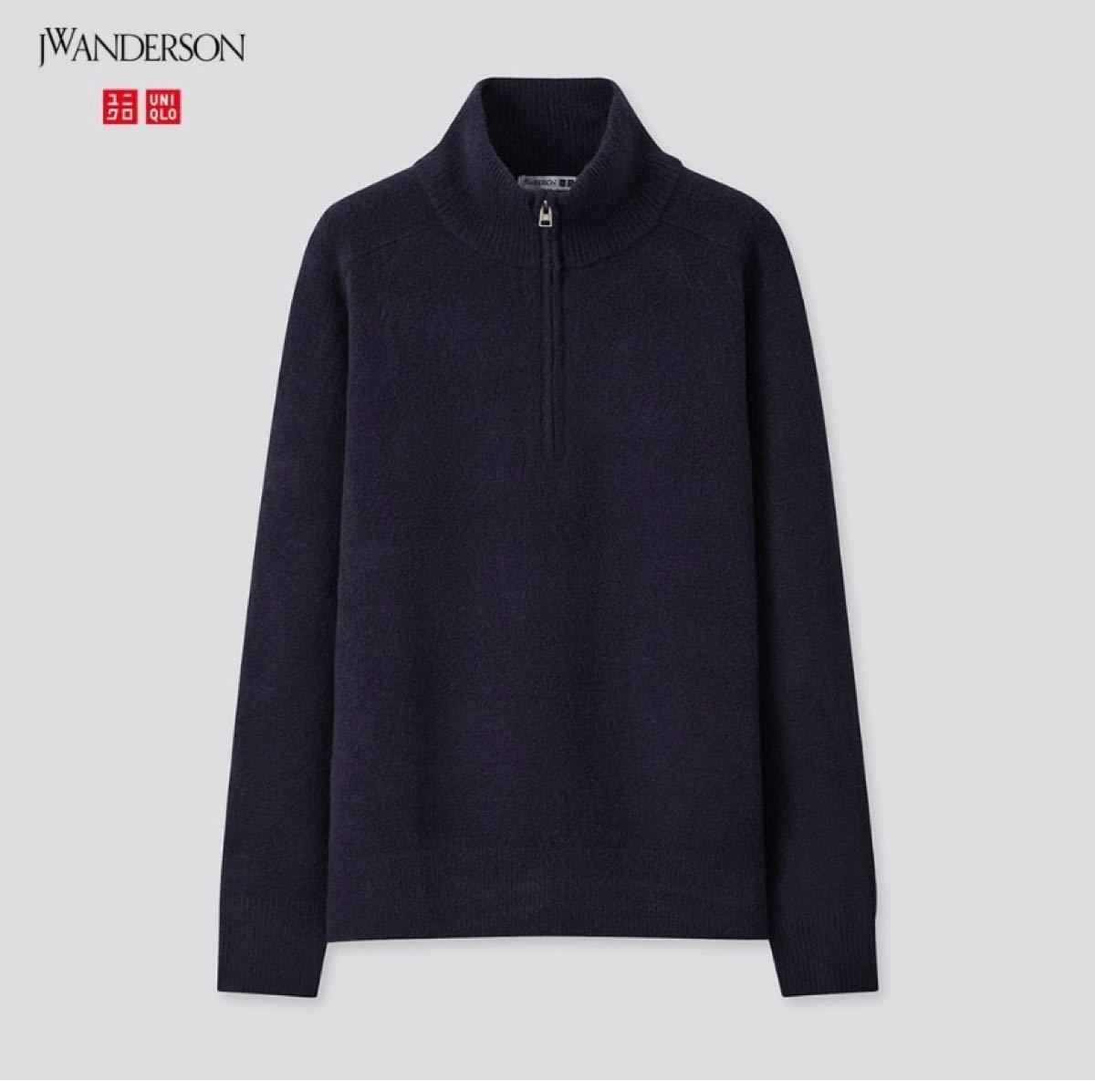 ユニクロ×JWアンダーソン 2020秋冬 スフレヤーンハーフジップセーター