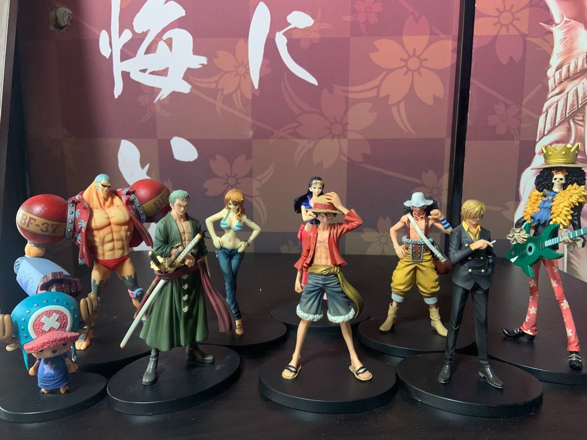 ワンピース フィギュア グラメン 麦わらの一味9体セット売り｜Yahoo
