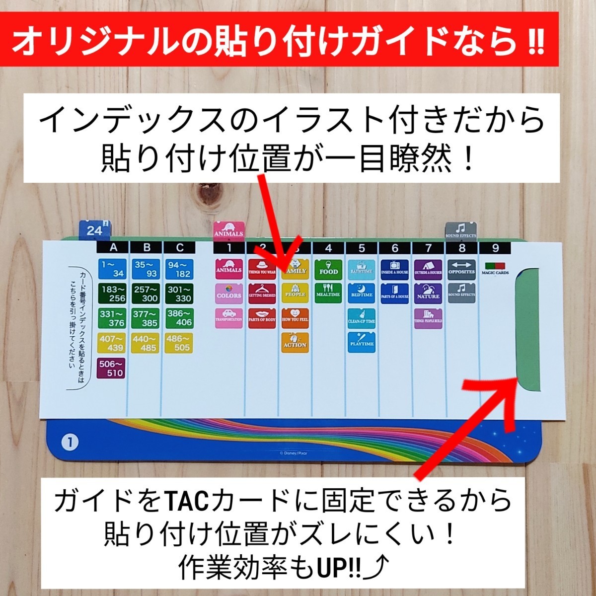 インデックスセット TAC DWE ディズニー英語システム ワールド