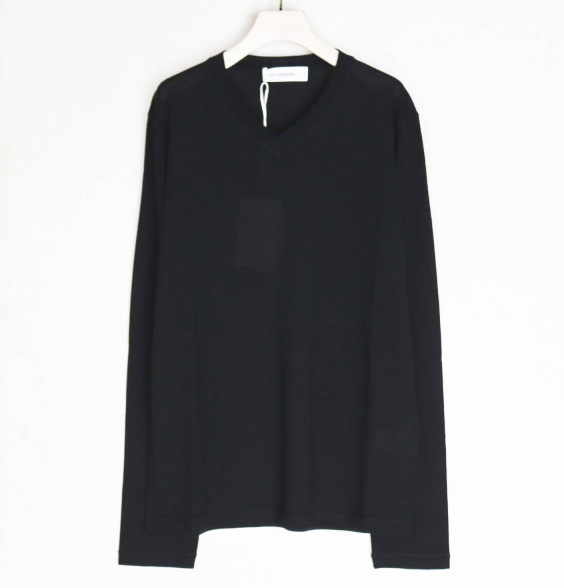 68 200円新品タグ付き【JIL SANDER ジルサンダー】上質ウール100％ V