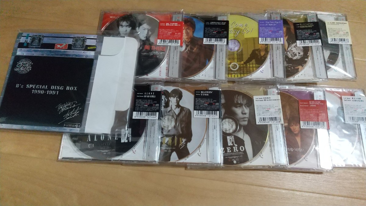 おまけ付 B'z 15周年記念シングル 10枚セット スペシャルCDボックス