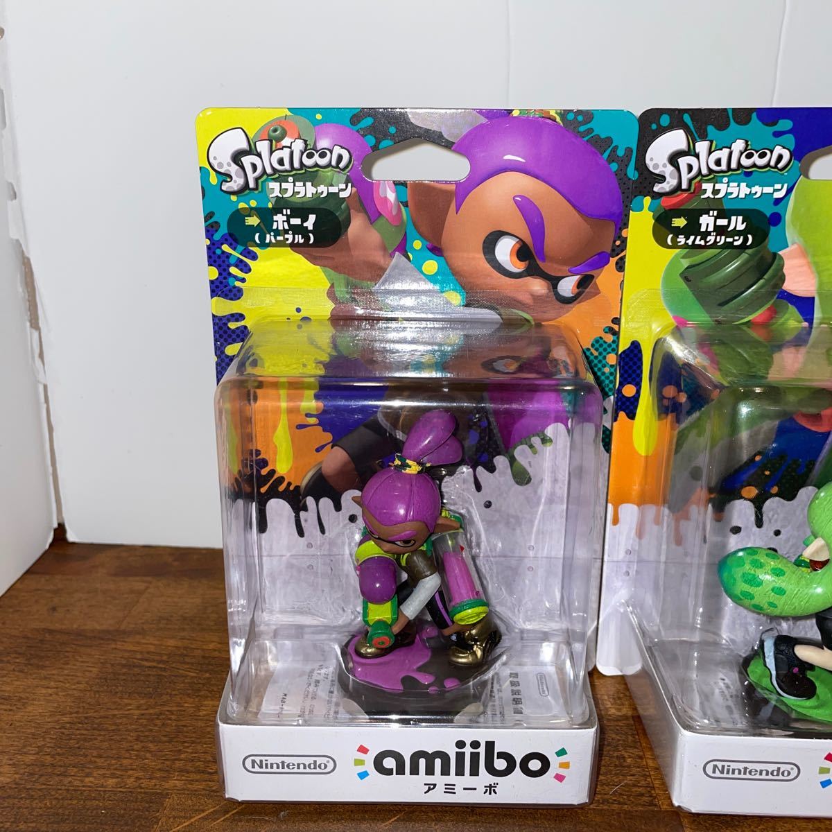 スプラトゥーン 限定カラーセット amiibo アミーボ ライムグリーン