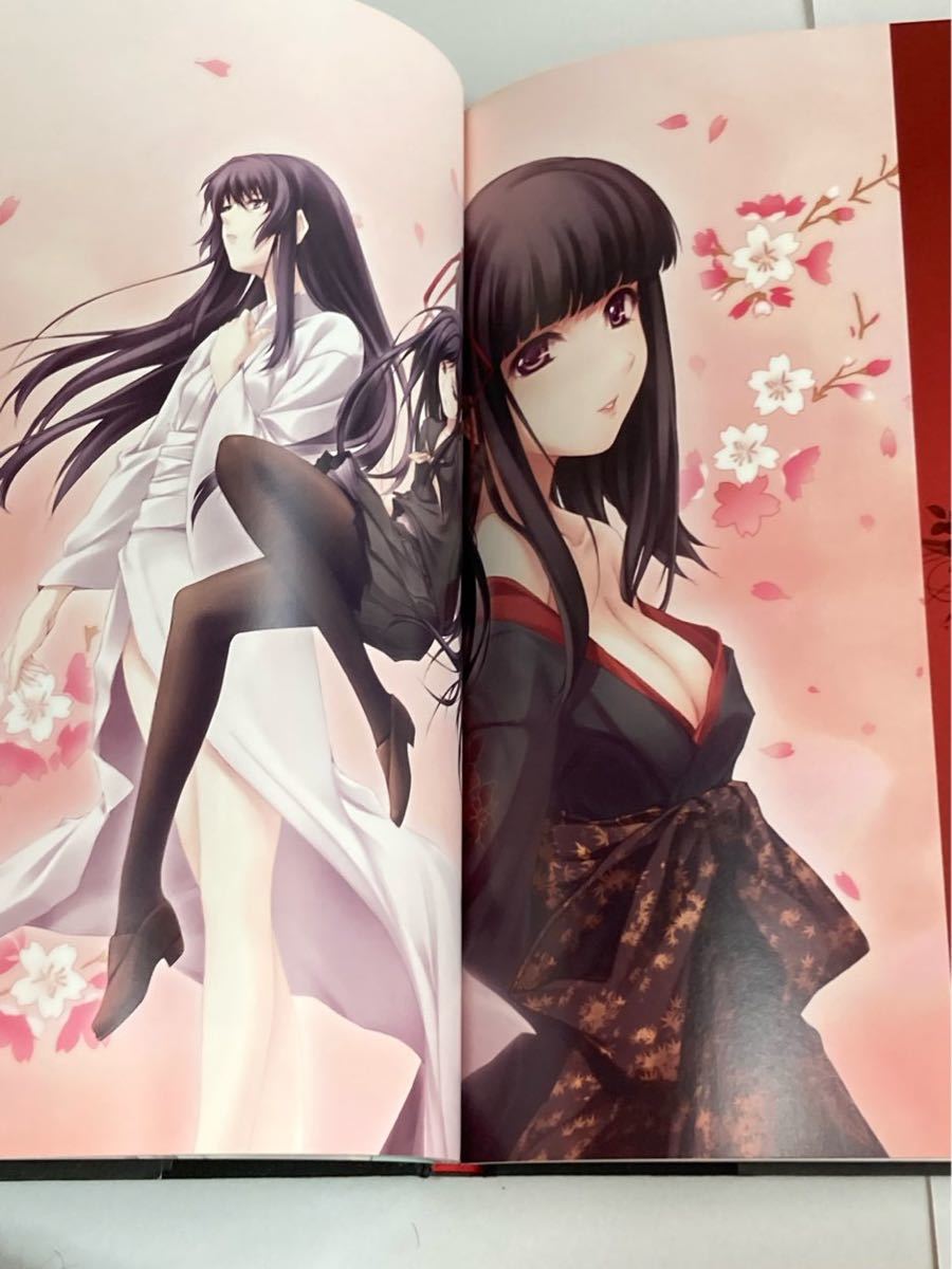 画集 杉菜水姫 作品集 濡烏 初版 帯付 カバー外周少しイタミ有｜Yahoo