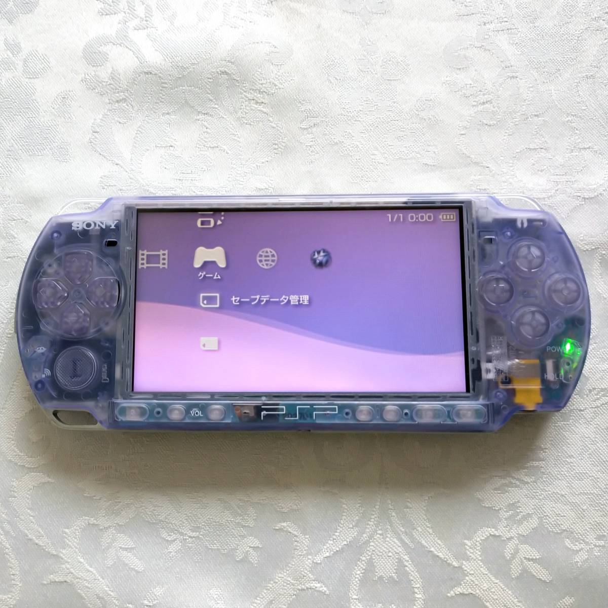 美品】【カスタム】PSP 3000 すぐ遊べるセット(クリアパープル)｜Yahoo