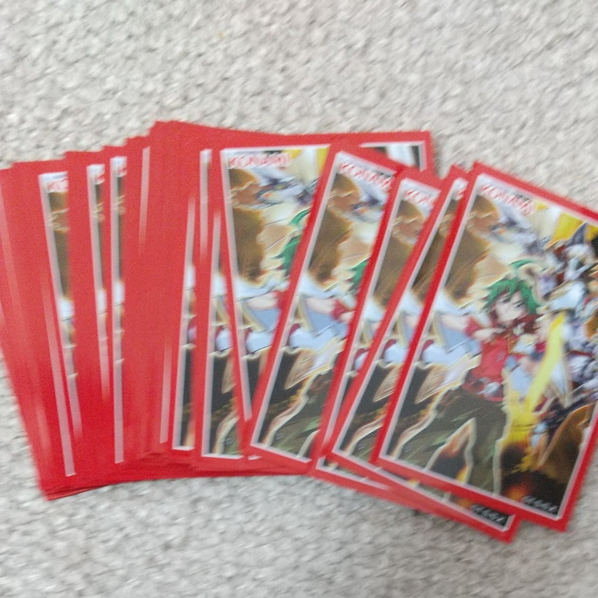 遊戯王 遊戯王の日 榊 遊矢 スリーブ 40枚 中古 デュエリスト