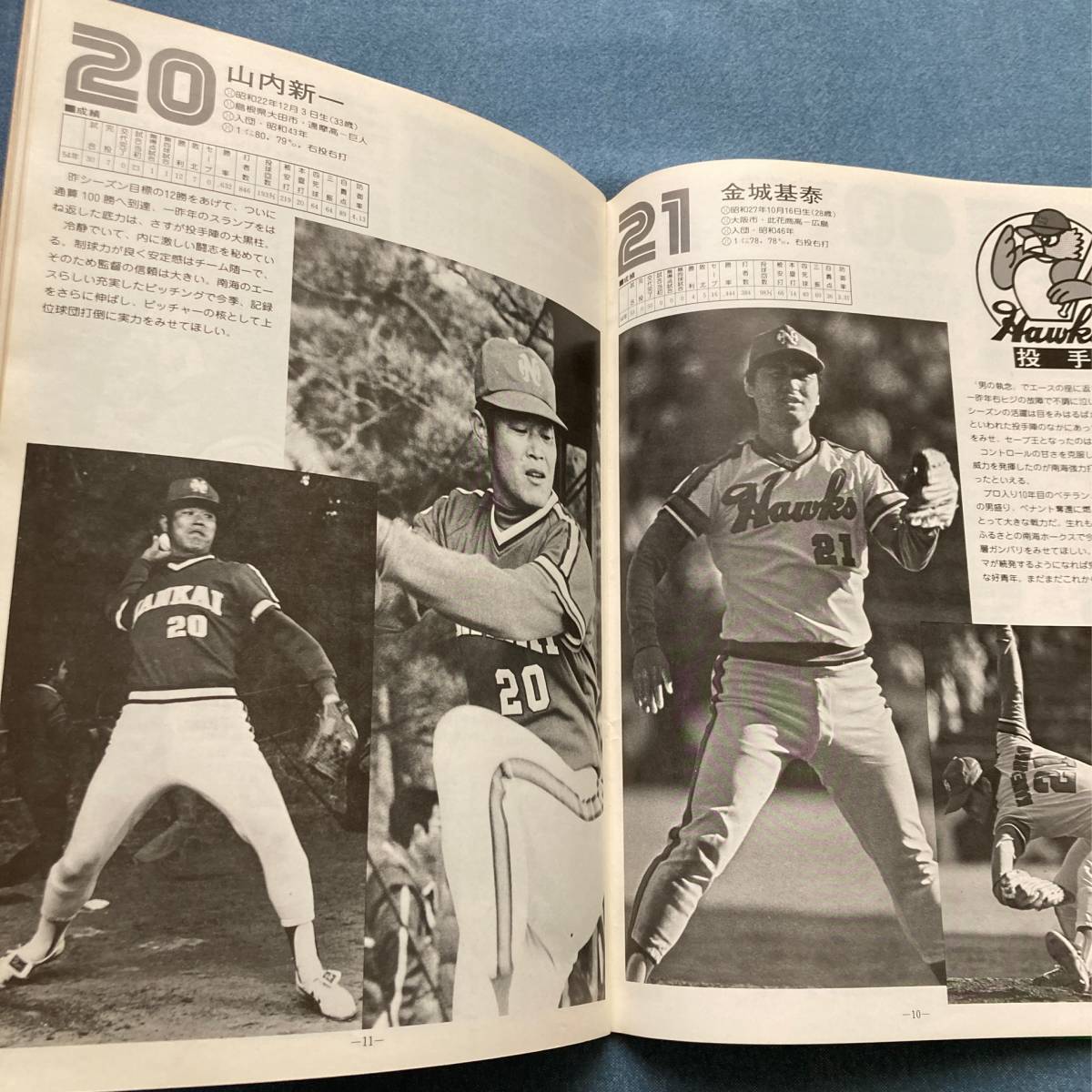 Yahoo!オークション - s067 南海ホークス ファンブック 1980年 昭和55