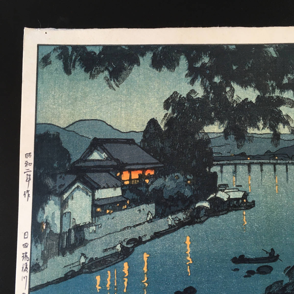 希少美品1980年代作◇「真作」松本富太郎『モンパルナスの夜』油絵SM号