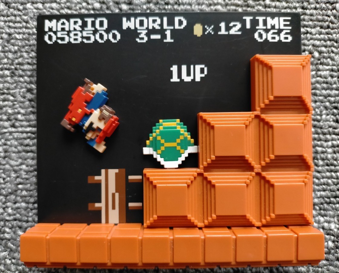 スーパーマリオブラザーズ ステージフィギュア レア 美品 ジオラマ