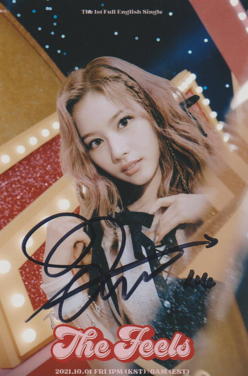 Yahoo!オークション - Twice サナ SANA 湊﨑紗夏 直筆 サイン写真 The