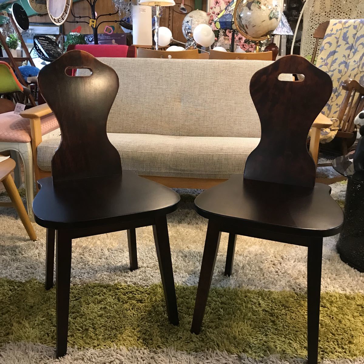 ✦旭川家具✦ 和光 北海道民芸 樺材チェア デスクチェア カントリー