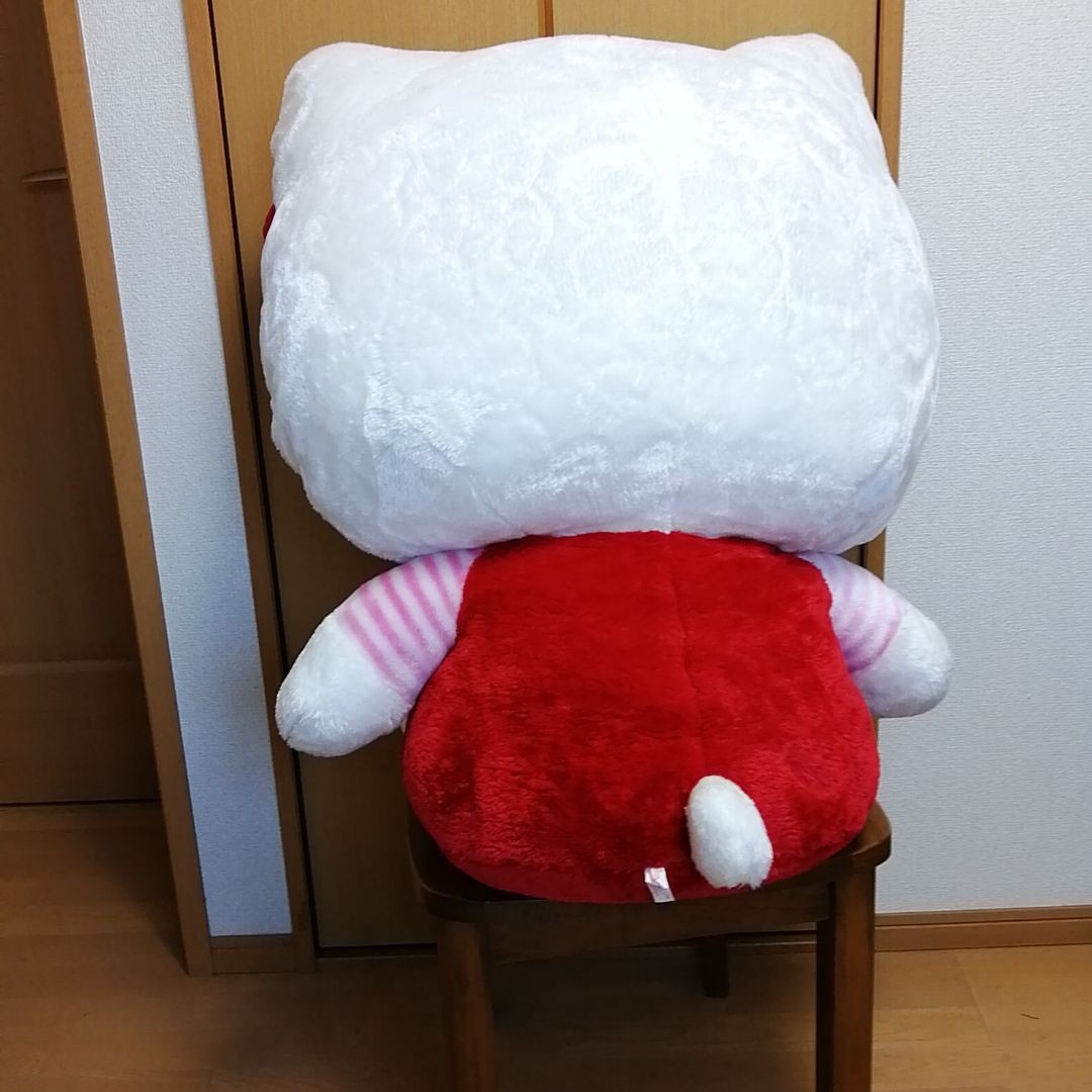 美品 特大4L ハローキティ ぬいぐるみ 4L キティちゃんぬいぐるみ BIG