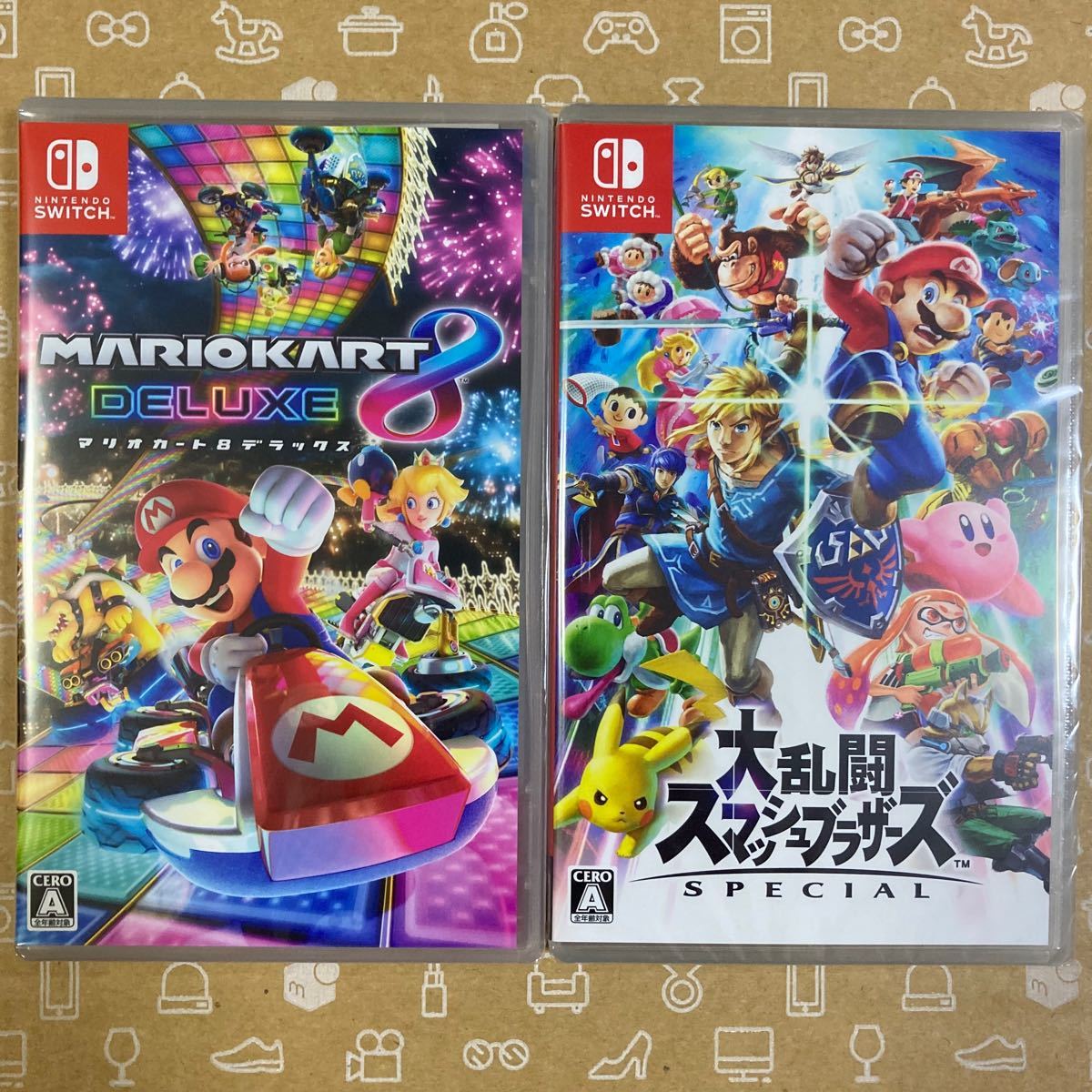 新品】2本セット Switch マリオカート8 DX 大乱闘 スマブラsp｜Yahoo