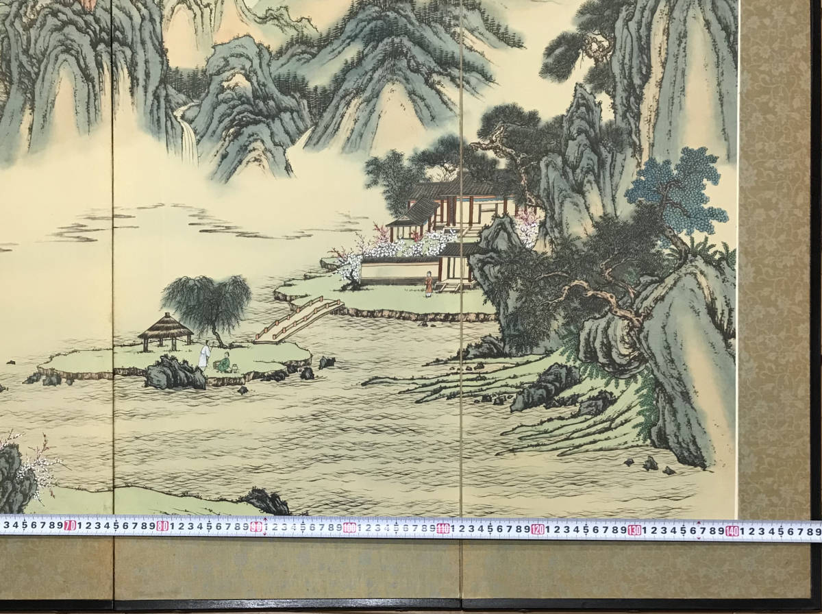 中国古美術 北宋の画家 曽巩 掛肉筆絵 激安骨董品 BD269A13-2