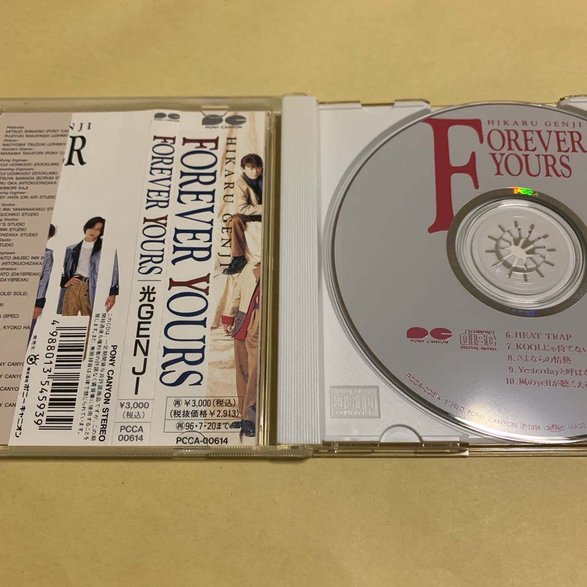帯付 美品 光GENJI / FOREVER YOURS CD｜Yahoo!フリマ（旧PayPayフリマ）