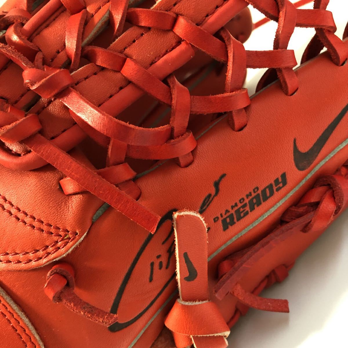 美品 ナイキ NIKE ダイヤモンド レディ クリッパー グローブ 軟式