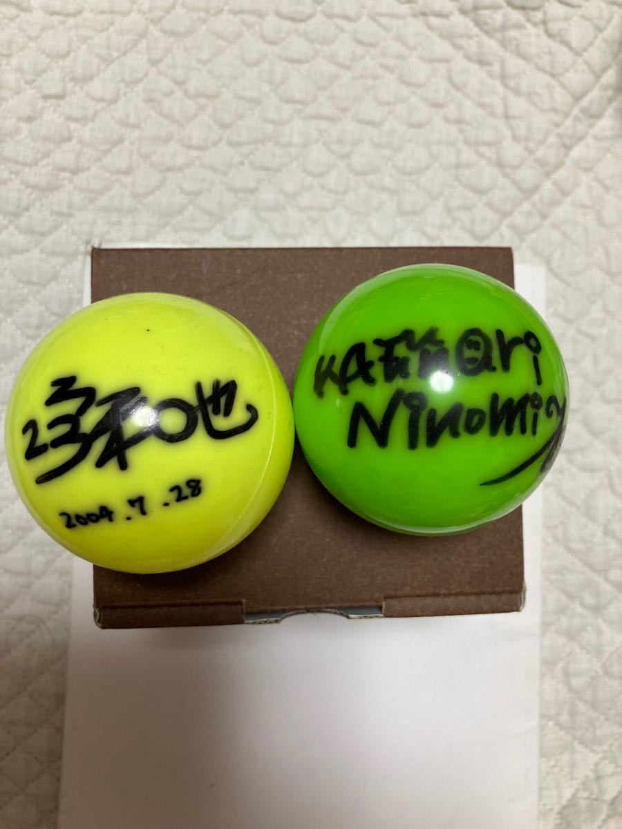 嵐 二宮和也 直筆サインボール 2個｜Yahoo!フリマ（旧PayPayフリマ）