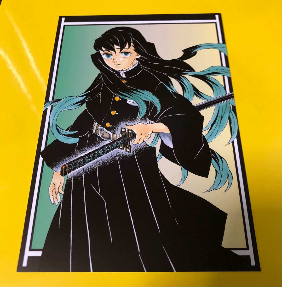 時透無一郎 缶入りポストカード 鬼滅の刃原画展 吾峠呼世晴原画展 鬼滅