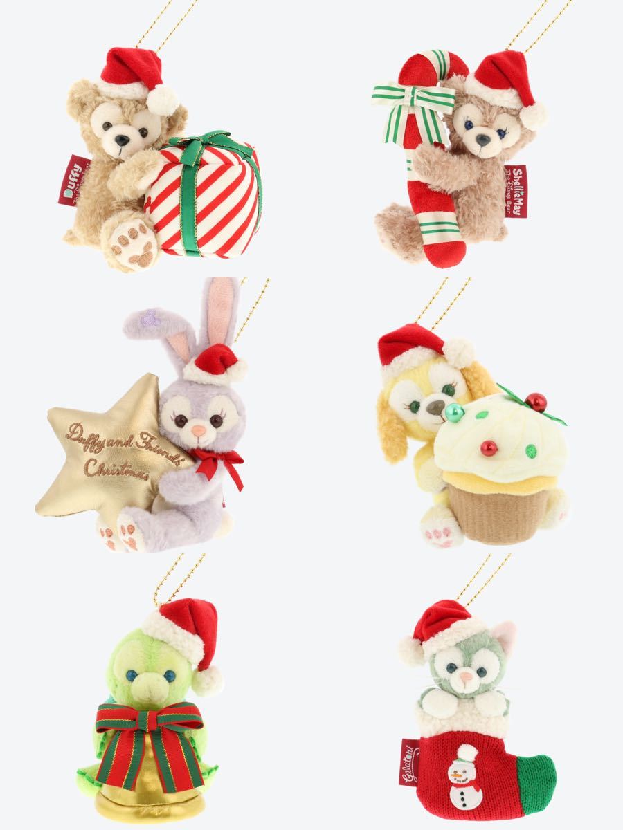 東京ディズニーシー クリスマス ぬいぐるみバッジ6点セット｜Yahoo