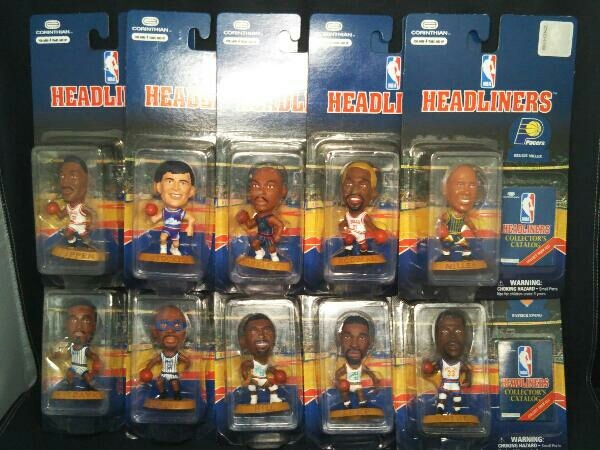 Yahoo!オークション - 未開封品 HEADLINERS NBA フィギュア 10体 セッ