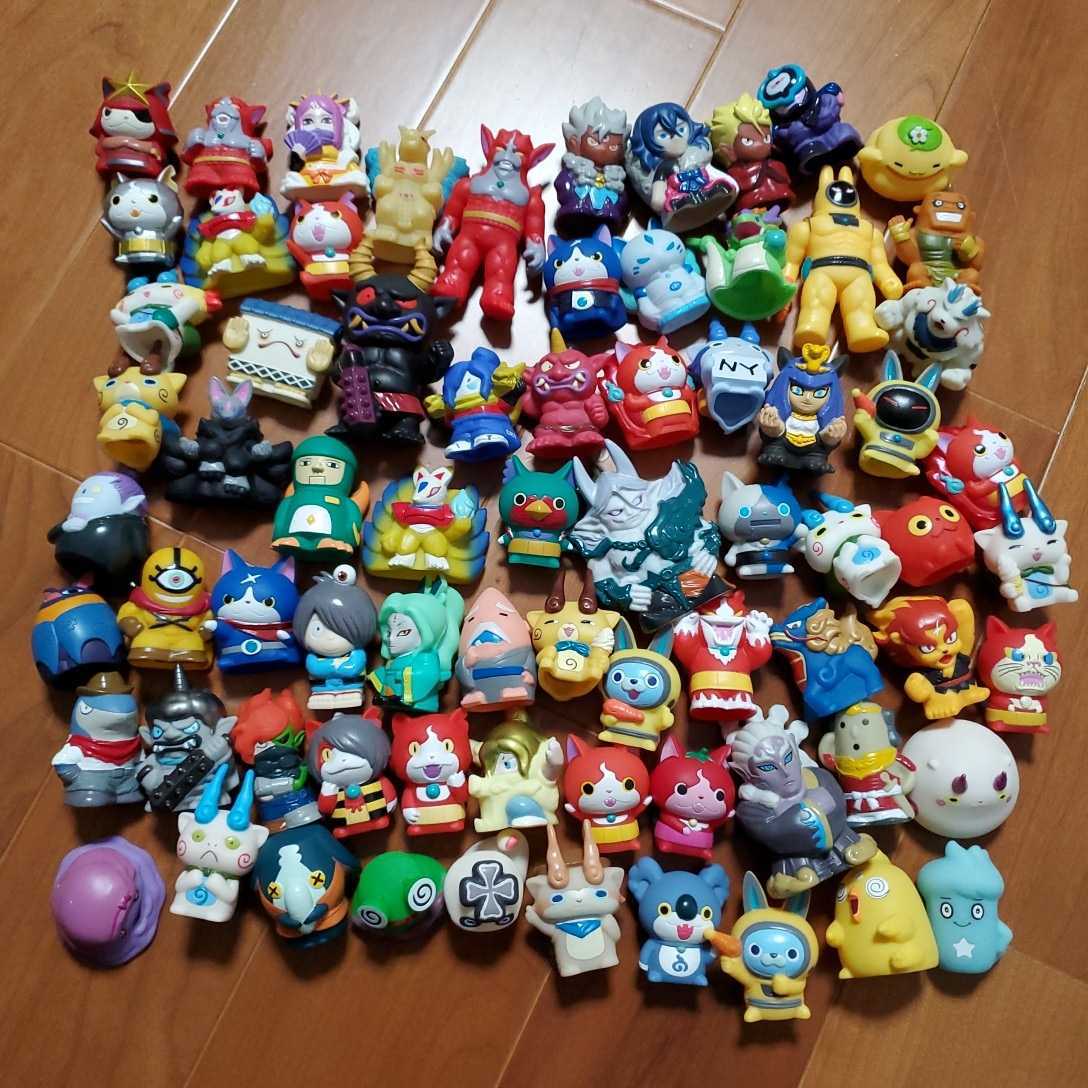 妖怪ウォッチ ともだち妖怪大集合 ソフビ 指人形 フィギュア 73体