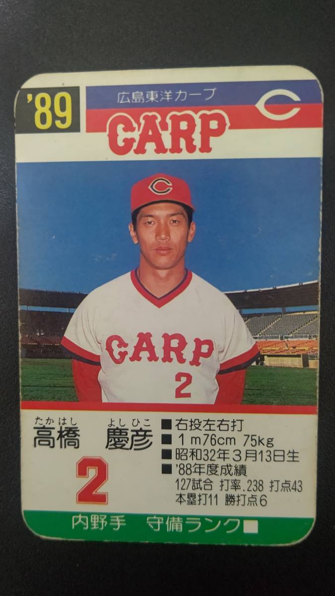 Yahoo!オークション - タカラ プロ野球カード 89年度 広島東洋カープ