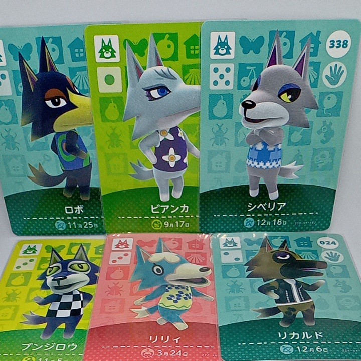 どうぶつの森 amiiboカード オオカミ住民セット｜Yahoo!フリマ（旧