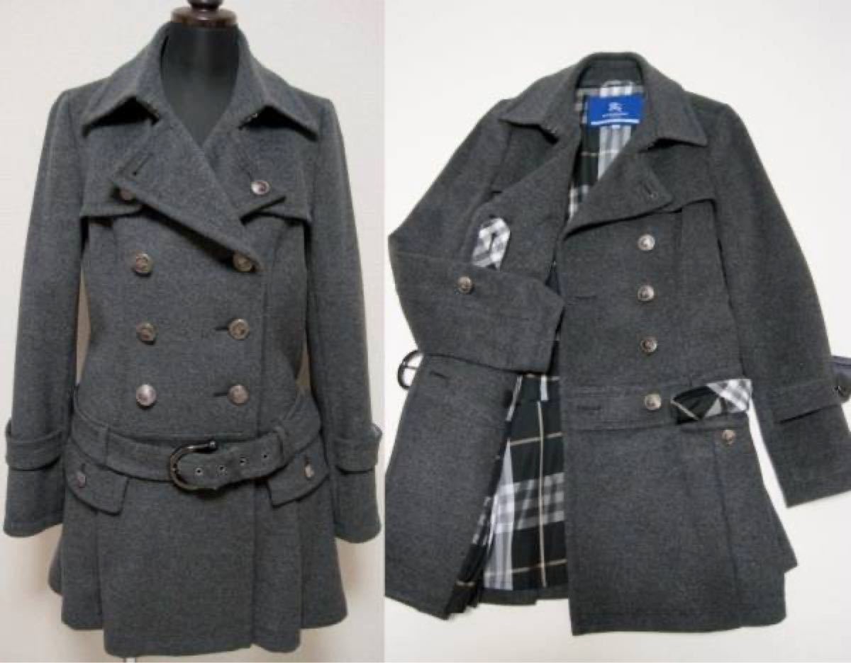 極美品 カタログ掲載 バーバリーブルーレーベル ひなの着 プリーツ