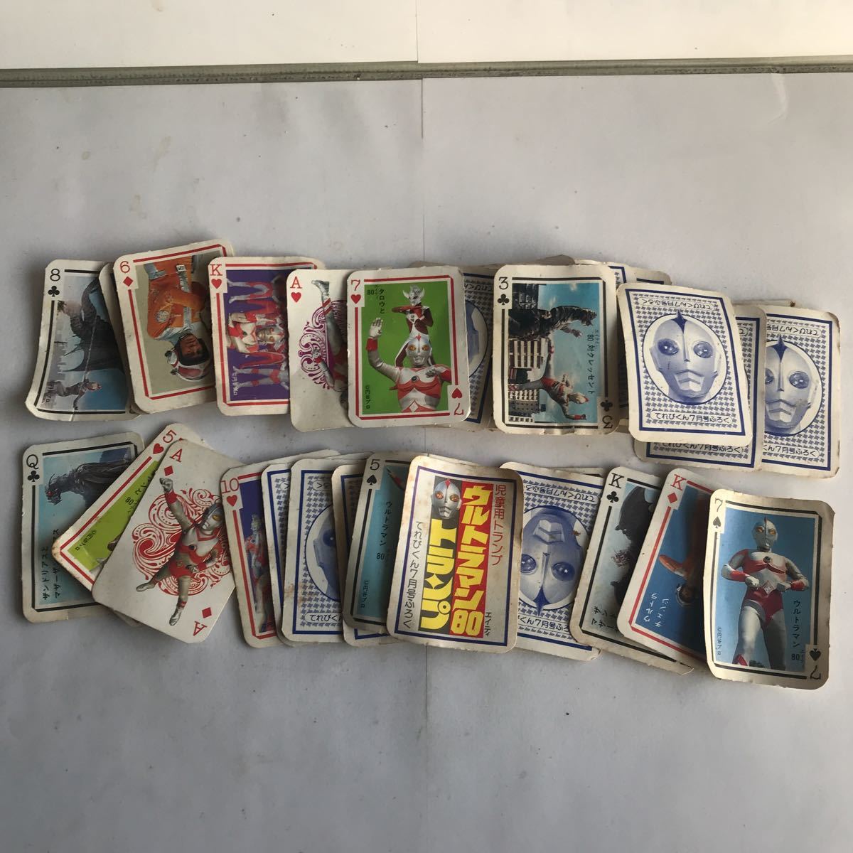 Yahoo!オークション - 昭和レトロ ウルトラマン80 タロウ トランプ て