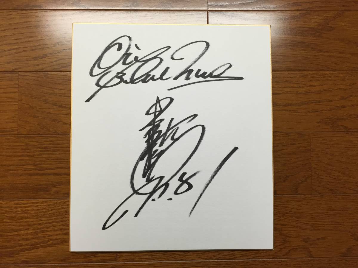 Yahoo!オークション - 鈴木一朗 イチロー 直筆サイン色紙（オリックス