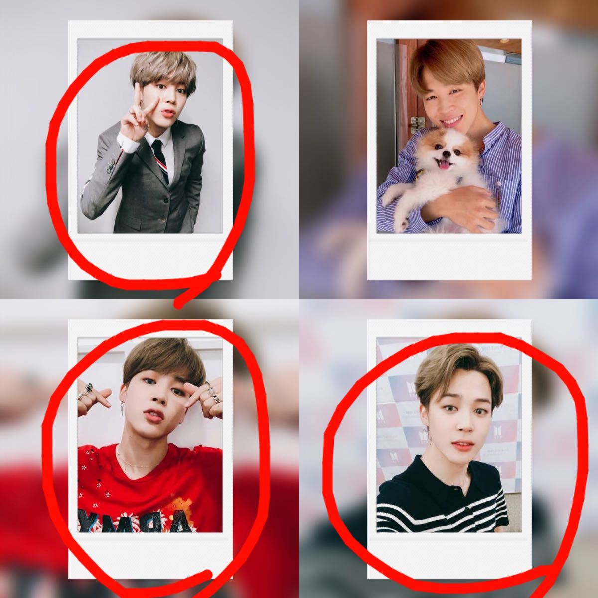 BTS ジミン チェキ 3｜Yahoo!フリマ（旧PayPayフリマ）