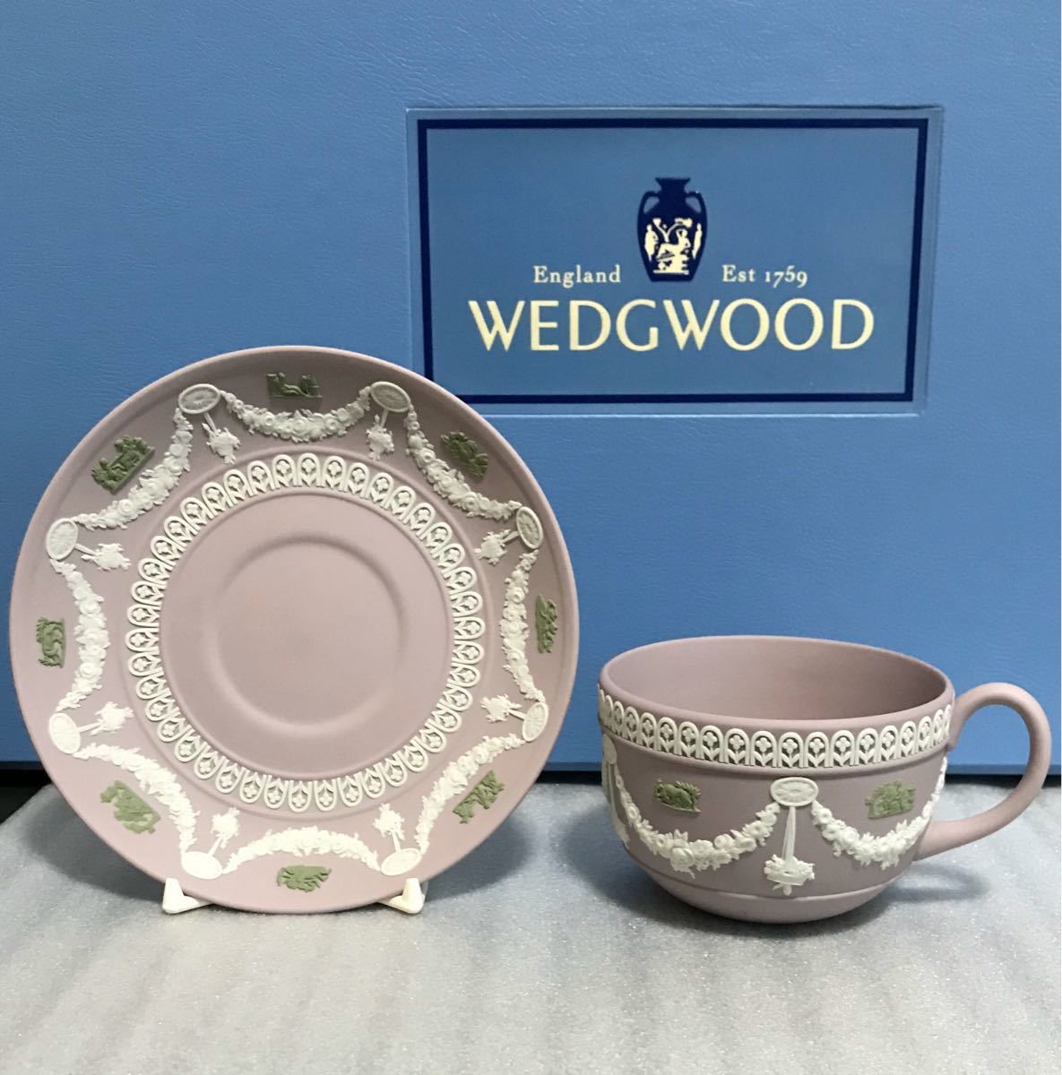 ウェッジウッド 限定500セット ジャスパー コノスール カップ&ソーサー