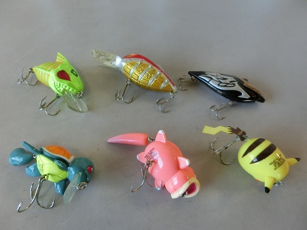 Yahoo!オークション - 2ねZS ルアー ポケモン 釣り ゼニガメ ヤドン グ