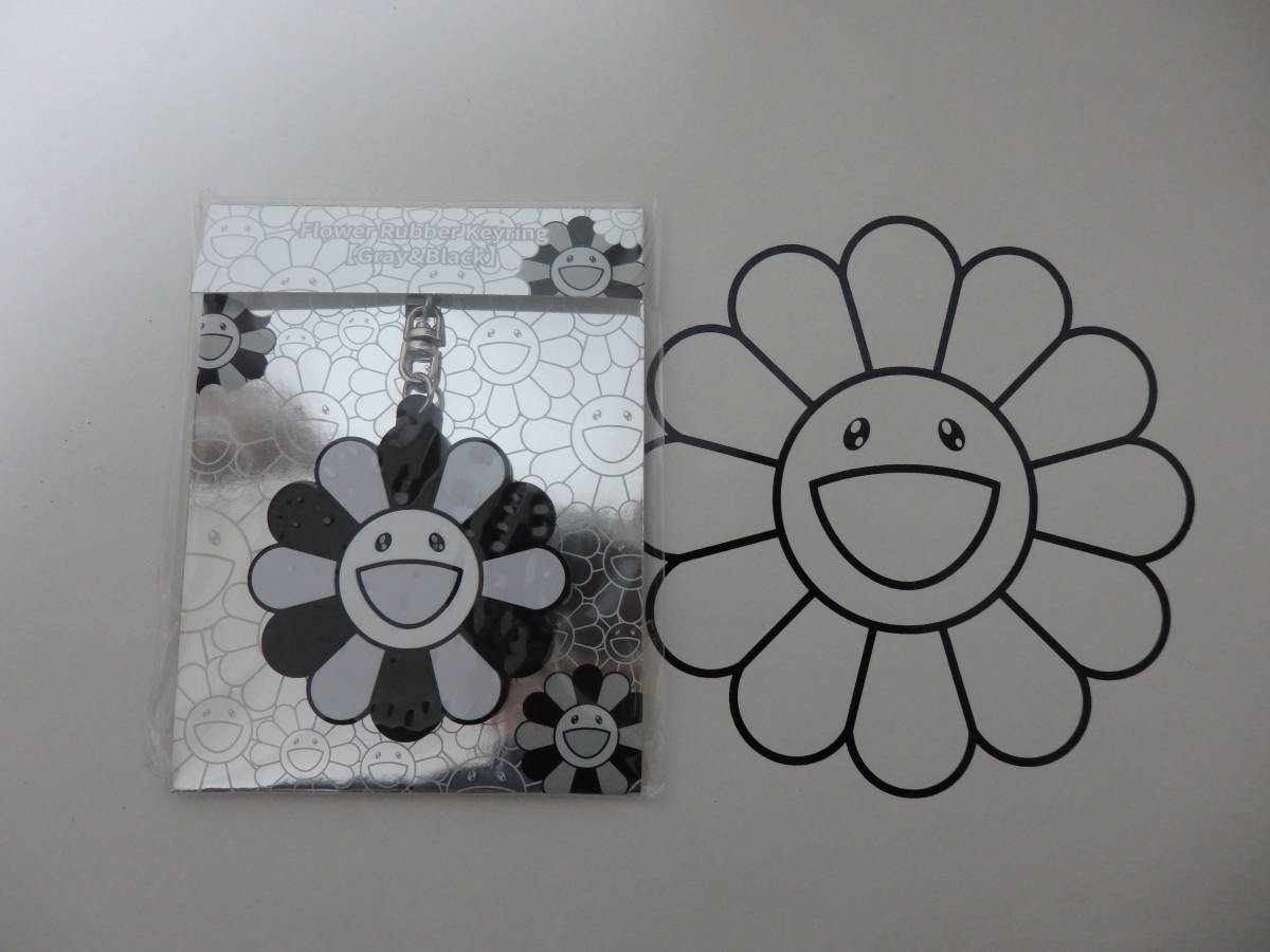 新品 村上隆 フラワー カイカイキキ お花 モノクロ 白黒 STARS展