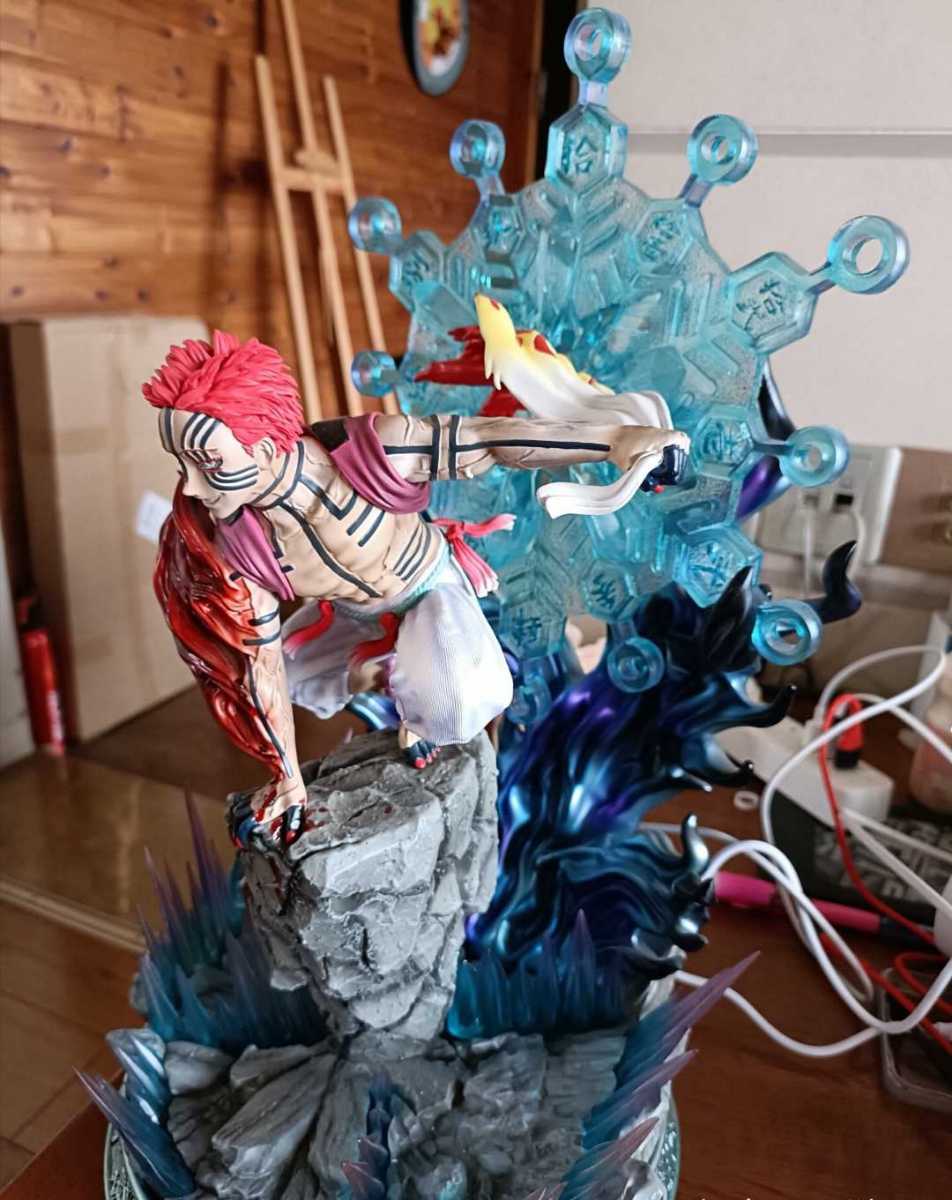 鬼滅の刃 フィギュア ガレージキット GK 上弦の参 猗窩座 あかざ 海外