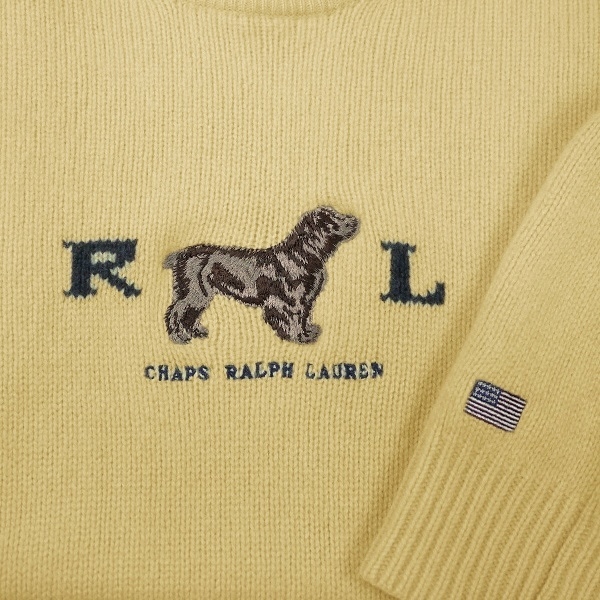 送料無料 90s ビンテージ オールド ラルフローレン チャップス 犬