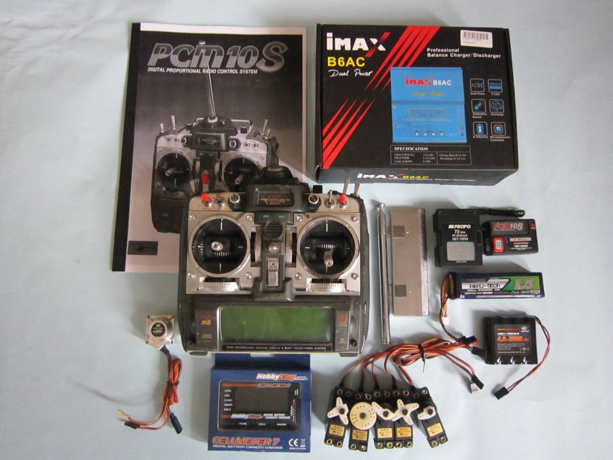 JR 高級プロポ PCM10S ヘリ用セット 受信機 サーボ ジャイロ