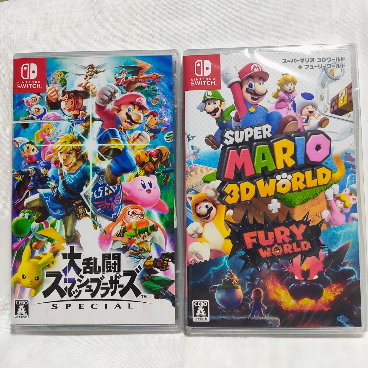 Switchソフト2種 スマブラ・マリオカート Switchソフト2種 スマブラ