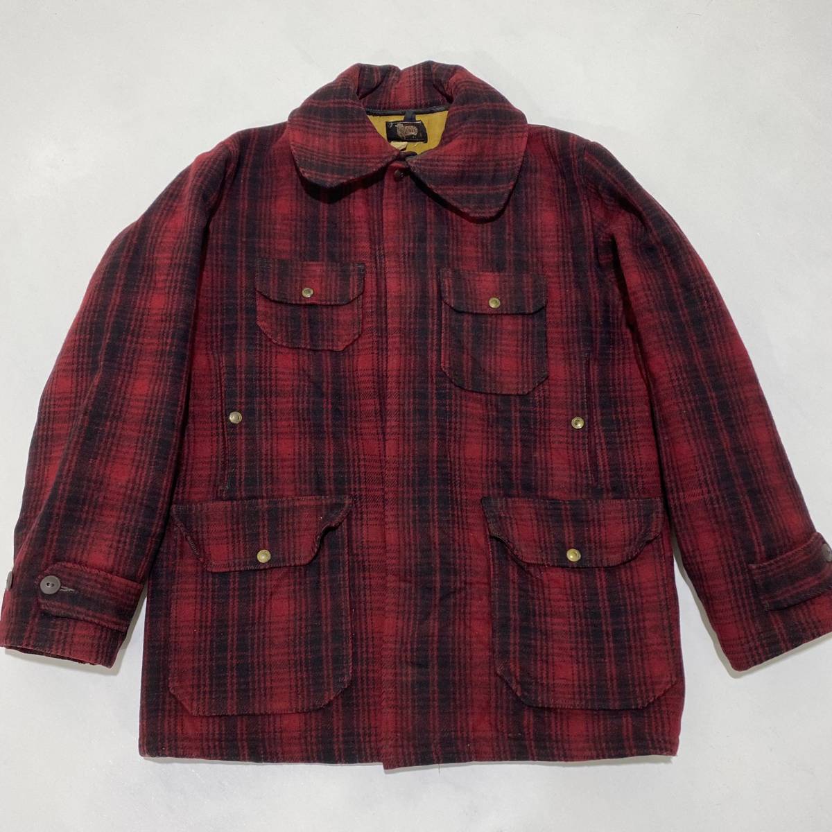 50年代【WOOLRICH WOOLENMILLS】s40 ウールリッチ シングル マッキーノ