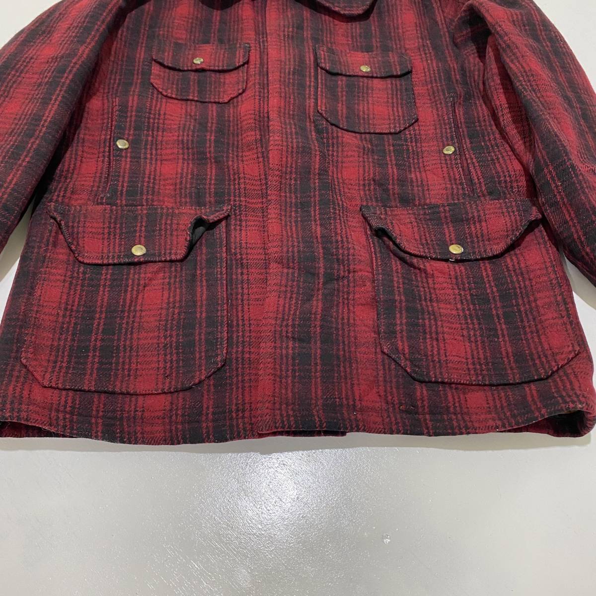 50年代【WOOLRICH WOOLENMILLS】s40 ウールリッチ シングル マッキーノ