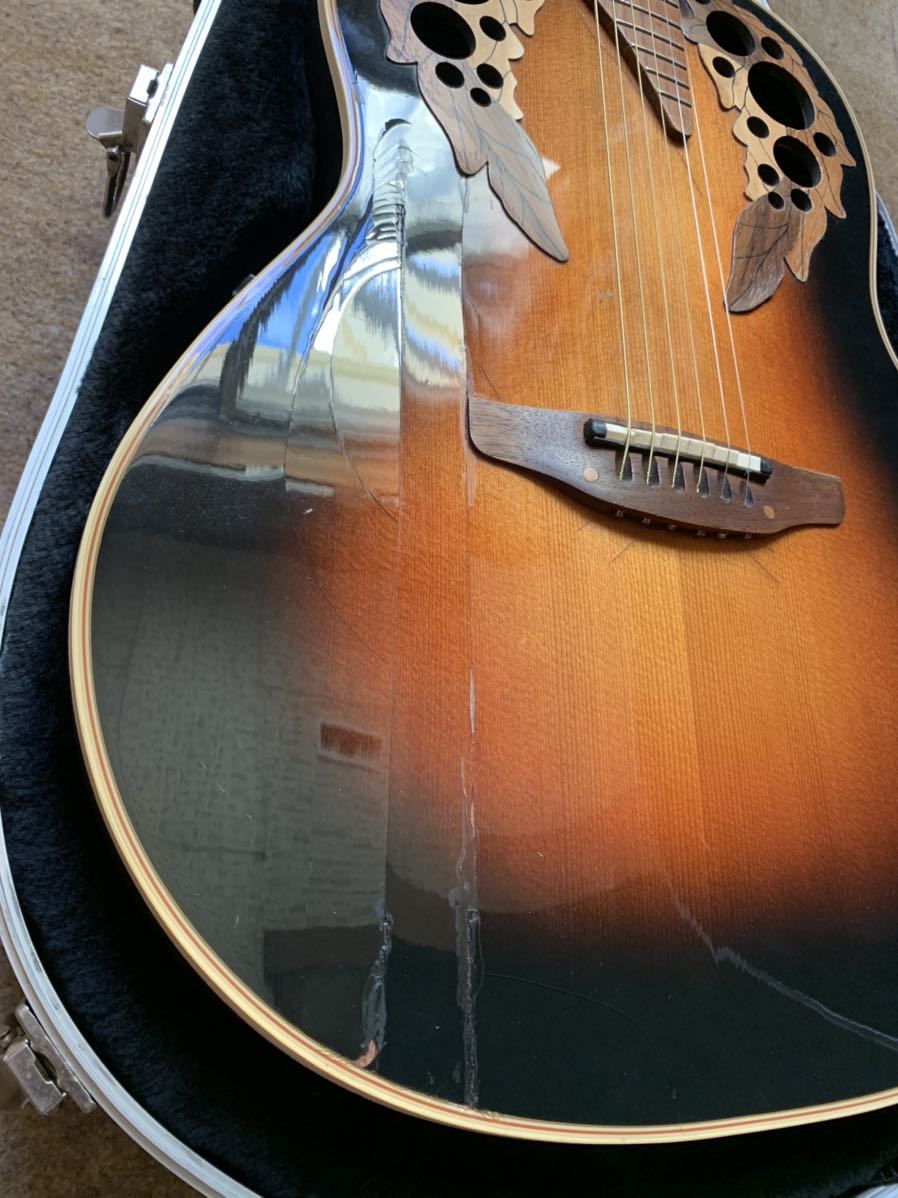 Ovation Elite 1718 USA製 エレアコ ハードケース付 Ovation Elite