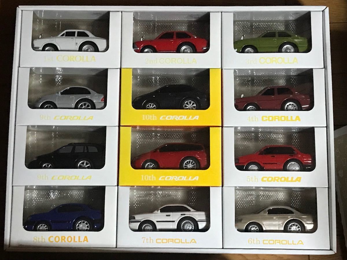 7989円から値下げ すべて新品未開封 トヨタカローラ 40周年記念 トヨタ