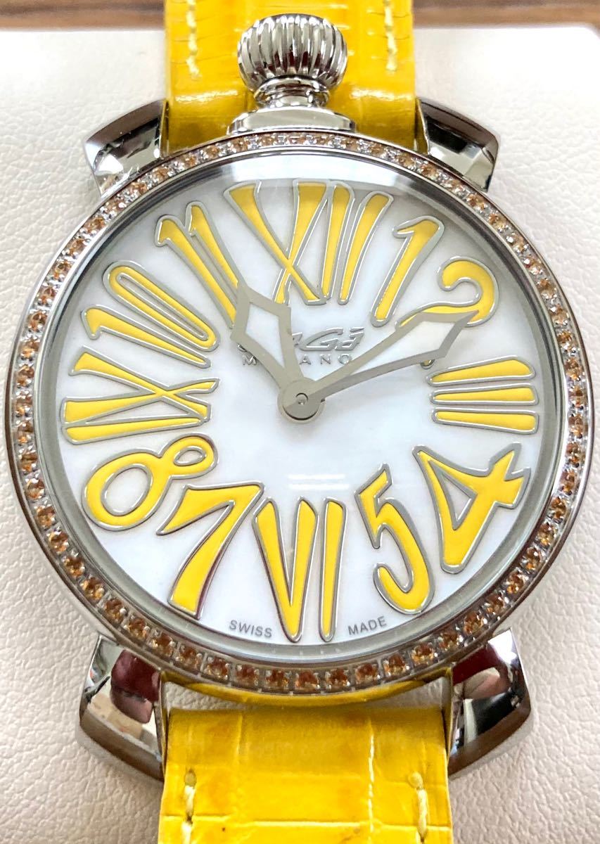 GaGa MILANO ガガミラノ MANUALE 35MM STONES 6025 06 新品未使用品