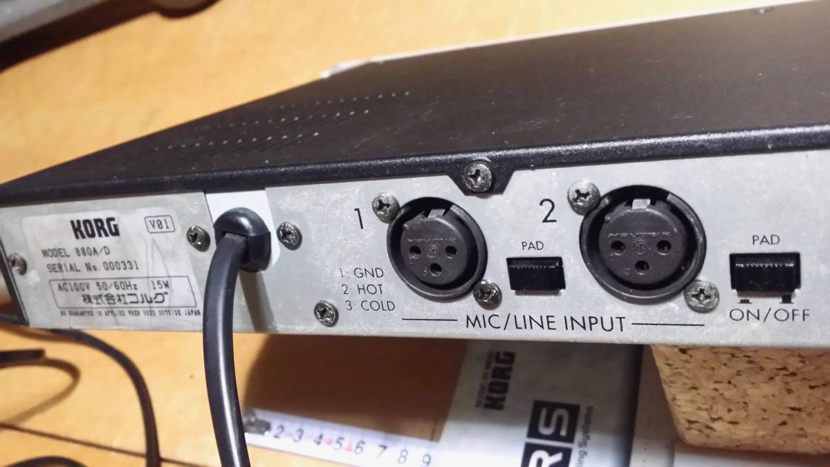 Yahoo!オークション - Korg 880A/D SoundLink DRS A/D Convertor adat