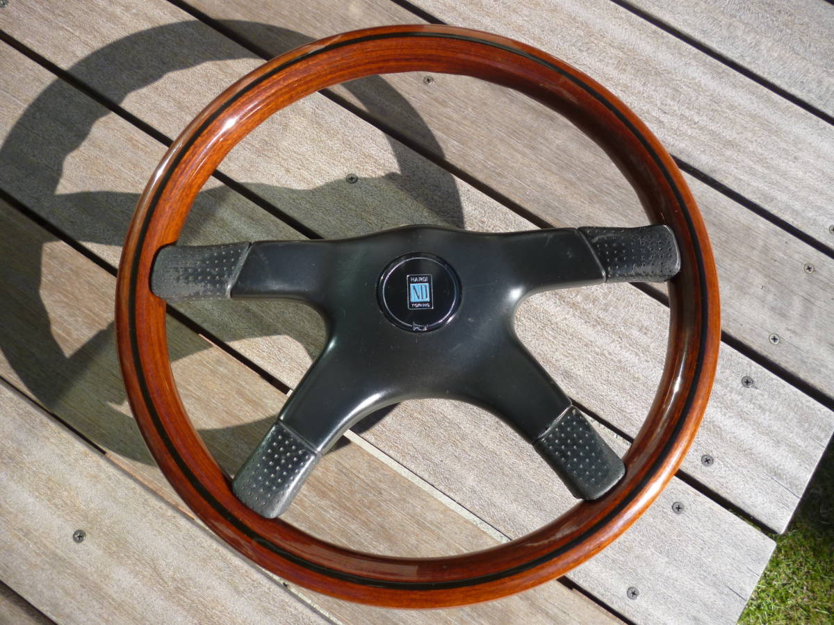 希少 ナルディ ガラ4 タイプ4 ウッド ザー コンビ ステアリング ホーン